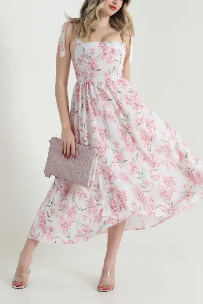 pembe-poplin-empirme-desenli-kadin-elbise-472837