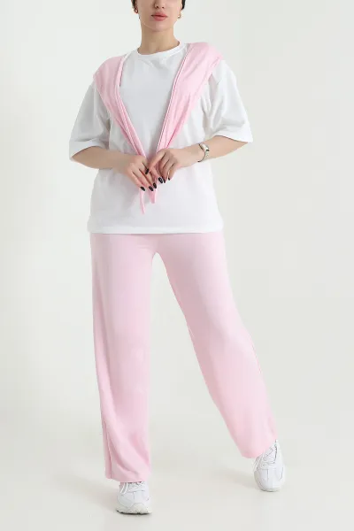 Pembe Şal Yaka Oysho Kadın İkili Takım 452986