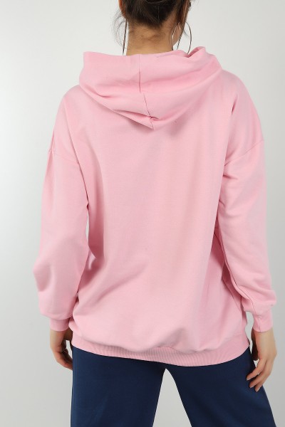 Pembe Salaş Kalıp Bayan Sweat 144870