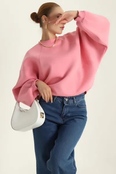 pembe-sardonlu-reglan-kol-bayan-sweat-300674