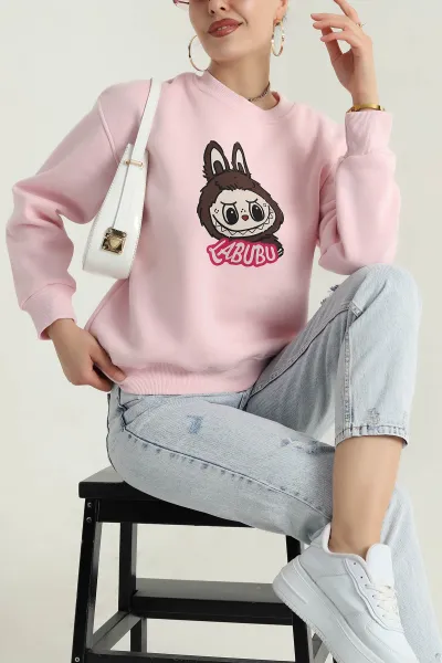 pembe-sardonlu-uc-ip-kadin-fermuarsiz-sweat-389203