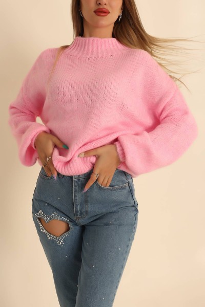 pembe-selanik-orme-triko-kaza-205893
