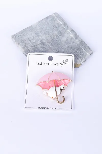 pembe-semsiyeli-kedi-figurlu-bros-326374