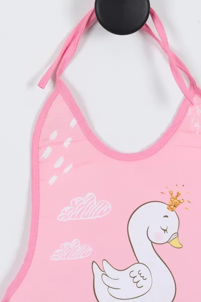 Pembe Sıvı Geçirmez Mama   Önlüğü 335806