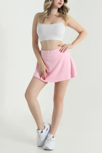 Pembe Şortlu Oysho Kadın Etek 475916