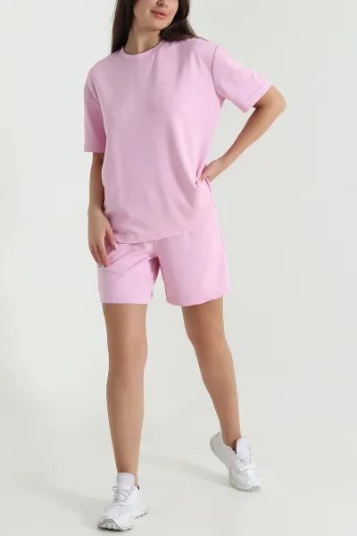 Pembe Şortlu Oysho Kadın İkili Takım 468859