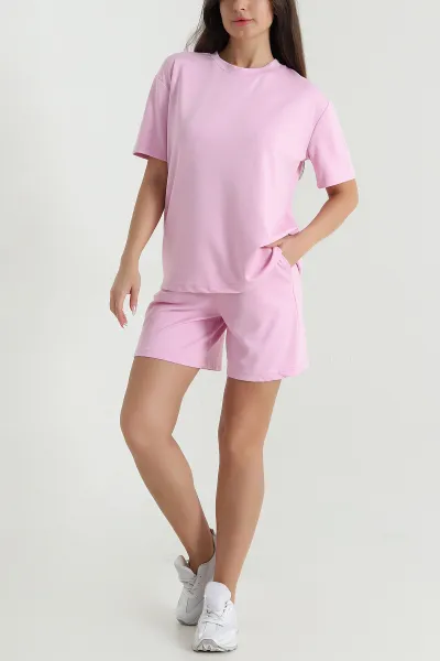 Pembe Şortlu Oysho Kadın İkili Takım 468859