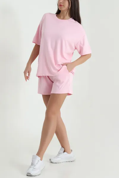 Pembe Şortlu Oysho Kadın İkili Takım 469351