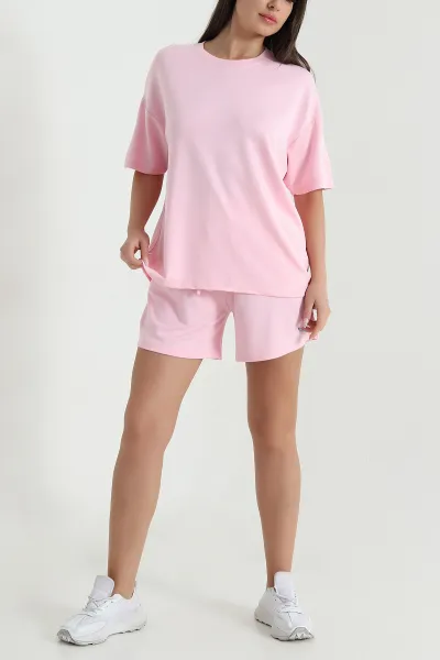 Pembe Şortlu Oysho Kadın İkili Takım 469351