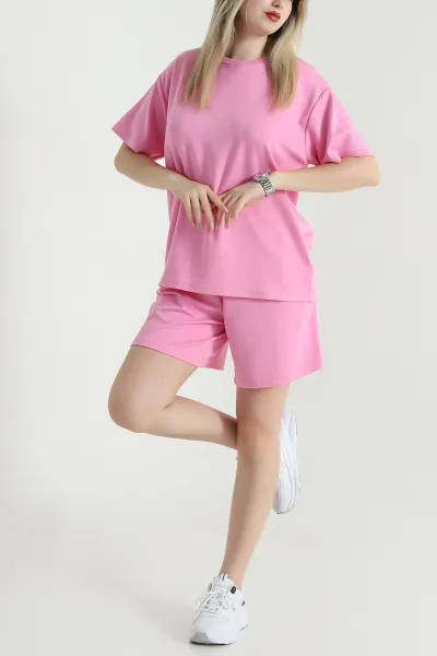 Pembe Şortlun Modal Kadın İkili Takım 466198