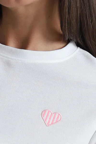 Pembe Su Yolu Şort Tişört Kadın İkili Takım 473187