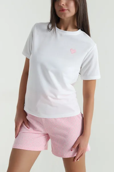 pembe-su-yolu-sort-tisort-kadin-ikili-takim-473187