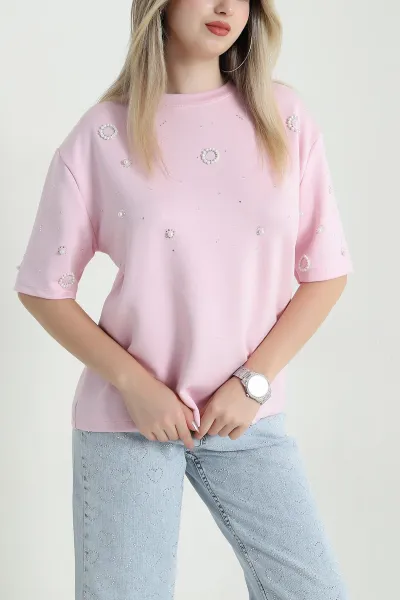 pembe-tasli-incili-likrali-oysho-kadin-tisort-469922