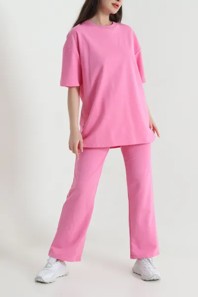 Pembe Taşlı Kristal Kadın İkili Takım 454528