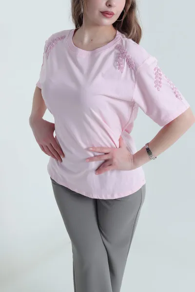 pembe-tasli-suprem-kadin-tisort-438583