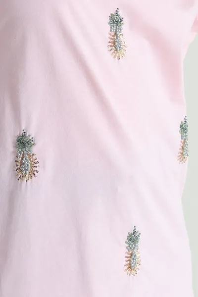 Pembe Taşlı Süprem Kadın Tişört 438628
