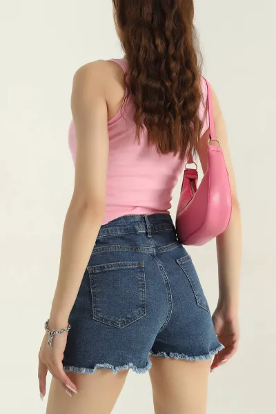 Pembe Taşlı Tasarım Kadın Üst 376329