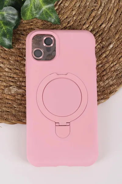 pembe-teknocase-iphone-11-uyumlu-ringy-case-serisi-standli-lens-hediyeli-sert-silikon-telefon-kilifi-450159