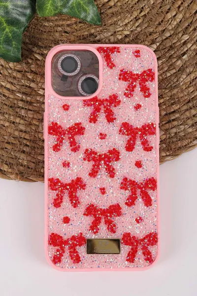 pembe-teknocase-iphone-13-uyumlu-perfect-diamond-case-serisi-tasli-lens-hediyeli-sert-silikon-telefon-kilifi-450076