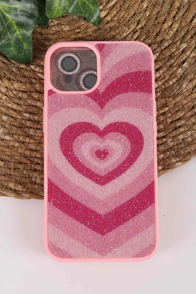 pembe-teknocase-iphone-13-uyumlu-sweet-diamond-case-serisi-desenli-lens-hediyeli-sert-silikon-telefon-kilifi-450110