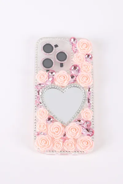 pembe-teknocase-iphone-15-pro-uyumlu-beauty-case-serisi-lens-hediyeli-premium-sert-silikon-telefon-kilifi-430450