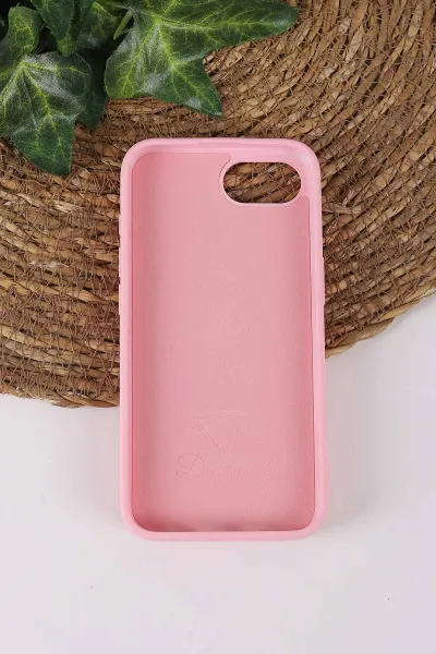 Pembe TeknoCase İPhone 16E Uyumlu Viola Diamond Case Serisi Kartlıklı Lens Hediyeli Sert Silikon Telefon Kılıfı 430853