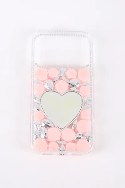 Pembe TeknoCase İPhone 17 Pro Max Uyumlu Beauty Case Serisi Lens Hediyeli Premium Sert Silikon Telefon Kılıfı 430472