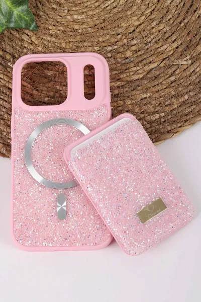 pembe-teknocase-iphone-17-pro-uyumlu-viola-diamond-case-serisi-kartlikli-lens-hediyeli-sert-silikon-telefon-kilifi-430865