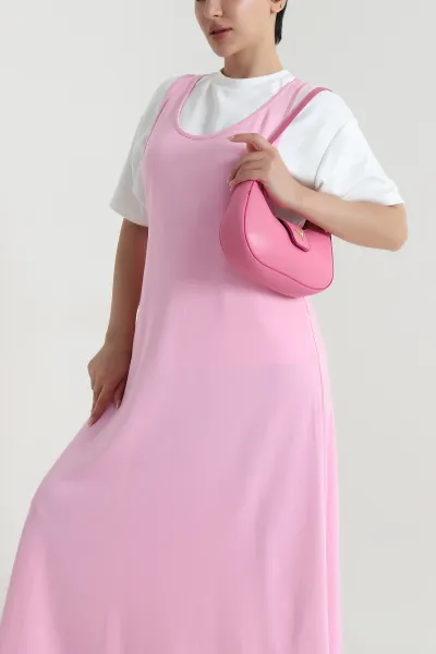 Pembe Tişörtlü Elbise Oysho Kadın İkili Takım 466079