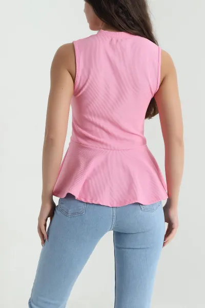 Pembe Tokalı Ottoman Kadın Bluz 462783