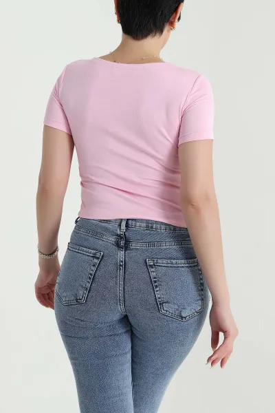 Pembe Tokalı Oysho Kadın Bluz 466911