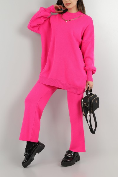 Pembe Tunik Pantolon Triko İkili Takım 147140