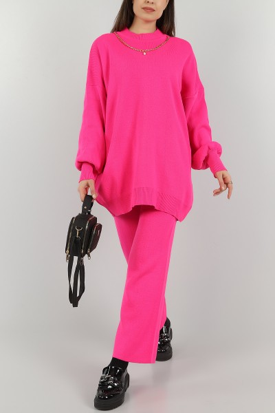 pembe-tunik-pantolon-triko-ikili-takim-147140