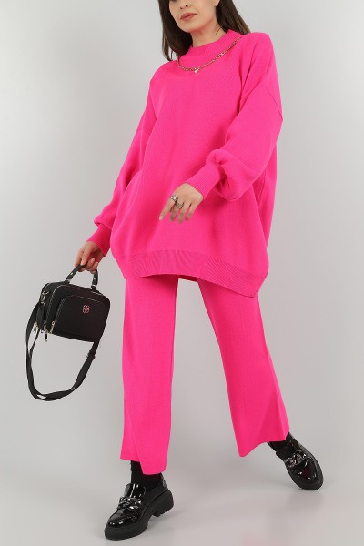 Pembe Tunik Pantolon Triko İkili Takım 147140
