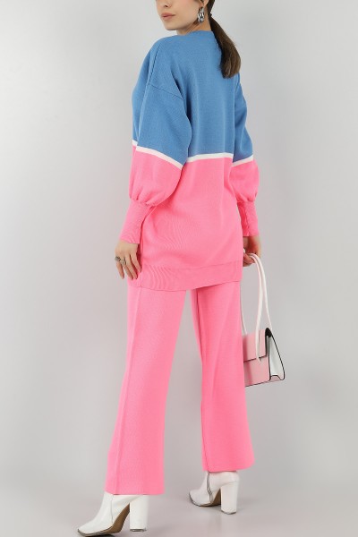 Pembe Tunik Pantolon Triko İkili Takım 147161
