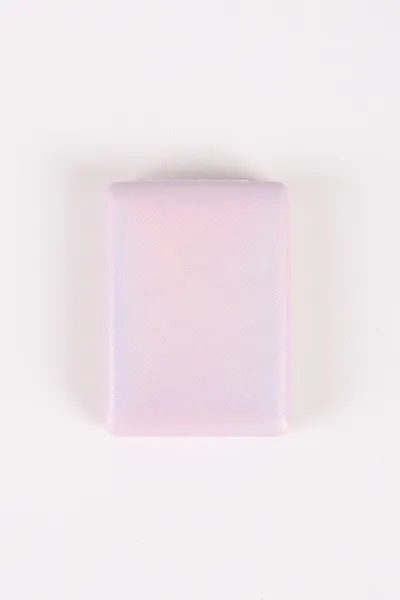 Pembe Üzeri Simli Kare  Cep ve Çanta Aynası 473854