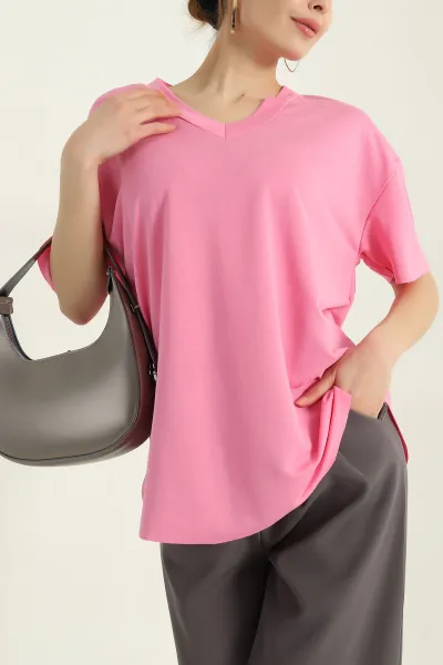 pembe-v-yaka-modal-kadin-tisort-346376