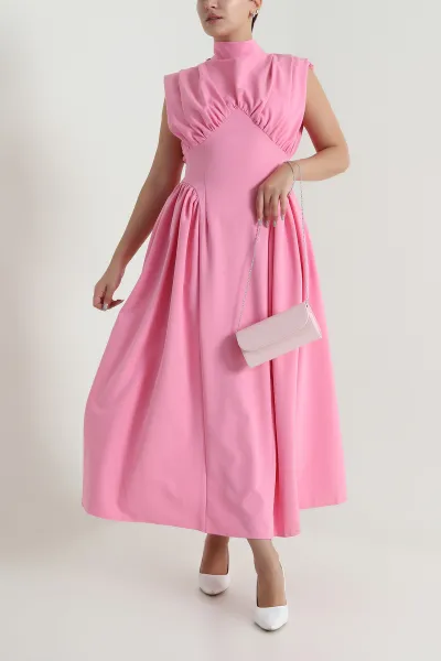 pembe-vatkali-fermuarli-dabil-kadin-elbise-484080