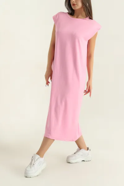 pembe-vatkali-kristal-kolsuz-kadin-elbise-372740