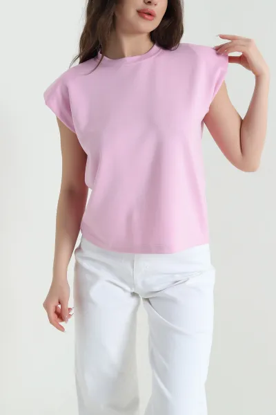 Pembe Vatkalı Oysho Kadın Bluz 455576