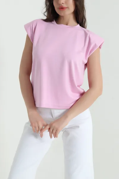 Pembe Vatkalı Oysho Kadın Bluz 455576