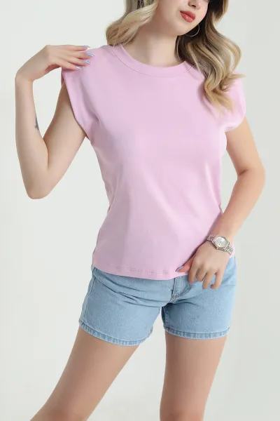 Pembe Vatkalı Süprem Kadın Bluz 473540