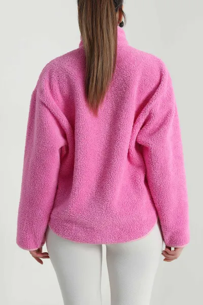 Pembe Wellsoft Polar Kadın Ceket Mont 495247
