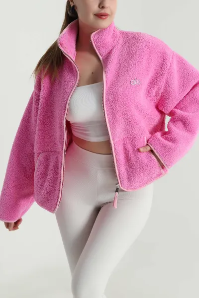 pembe-wellsoft-polar-kadin-ceket-mont-495247