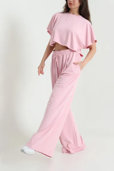 Pembe Yarasa Kol Oysho Kadın İkili Takım 458333