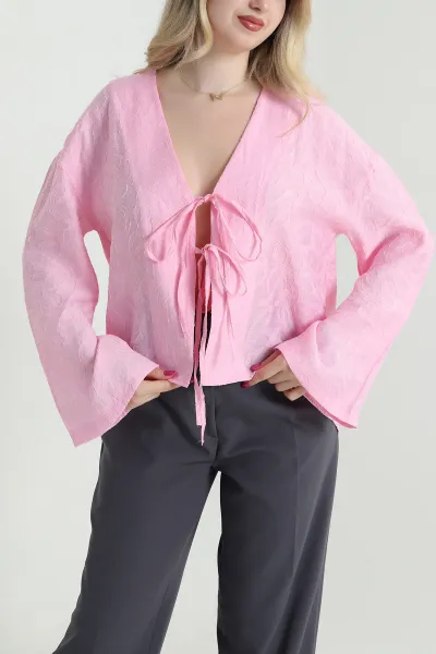 Pembe Yeni Sezon Kadın Bluz 463856