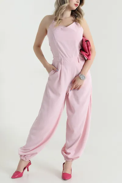 Pembe Yeni Sezon Kadın Tulum 475141