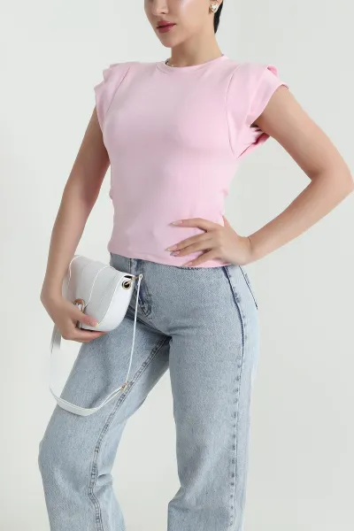 Pembe Yeni Sezon Oysho Kadın Bluz 466208