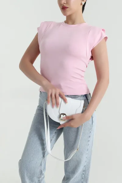 Pembe Yeni Sezon Oysho Kadın Bluz 466208