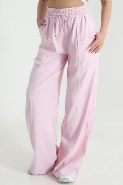 Pembe Yeni Sezon Tensel Kadın Pantolon 457850